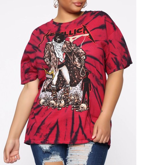 Metallica So I Dub The Unforgiving Tie Dye Official T-Shirt 1X Plus Size NWT - Picture 2 of 4